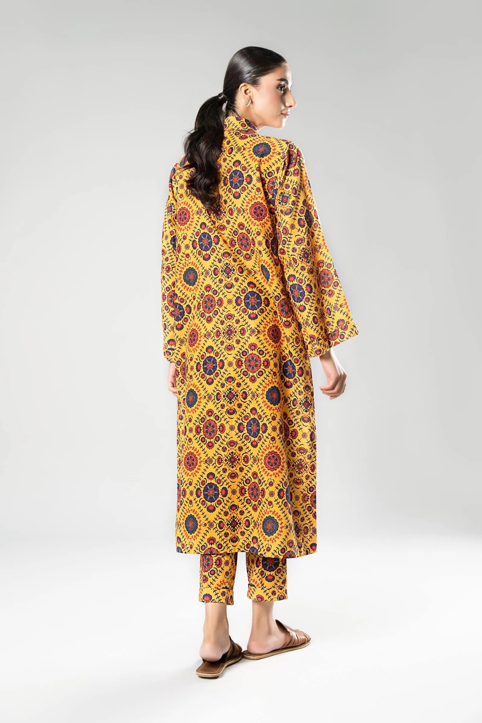 2 Pc Printed Khaddar Suit | MB-USP23-203B