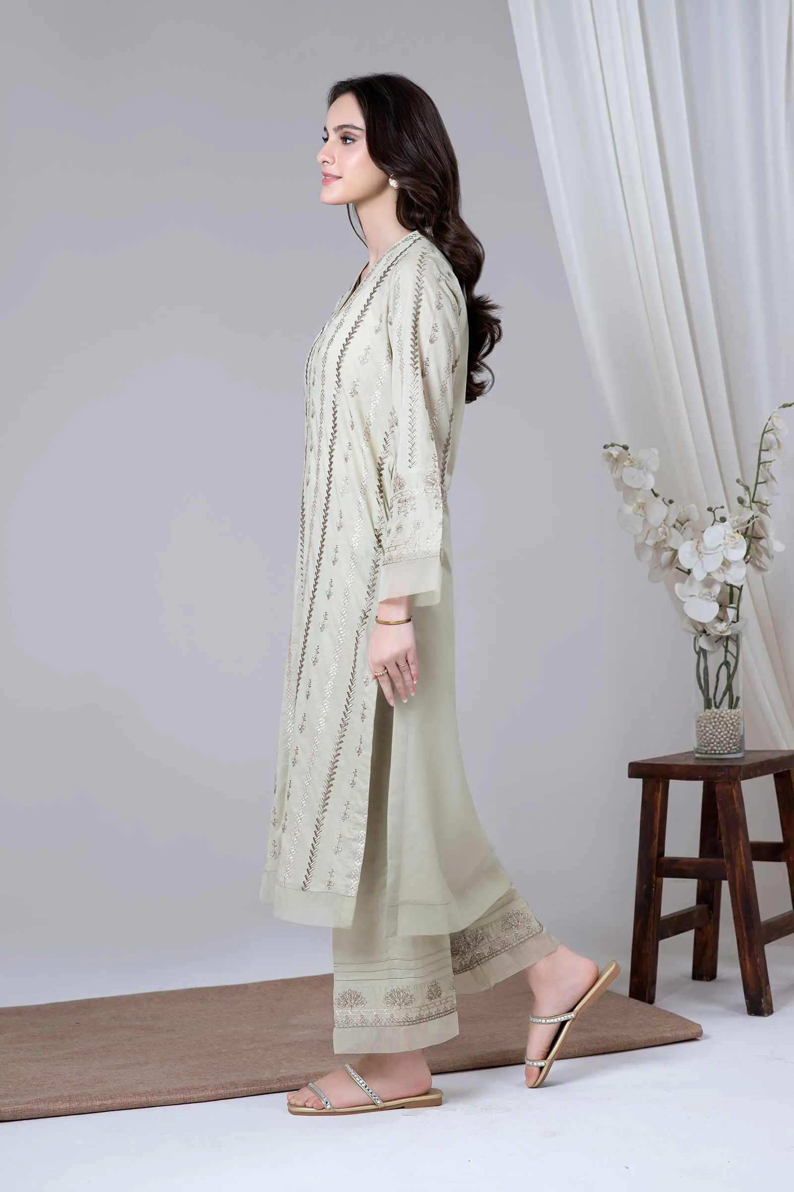 2 Piece Embroidered Lawn Suit | MB-EF24-70