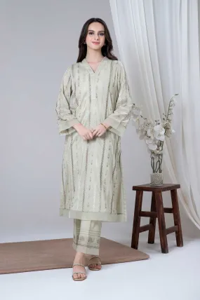 2 Piece Embroidered Lawn Suit | MB-EF24-70