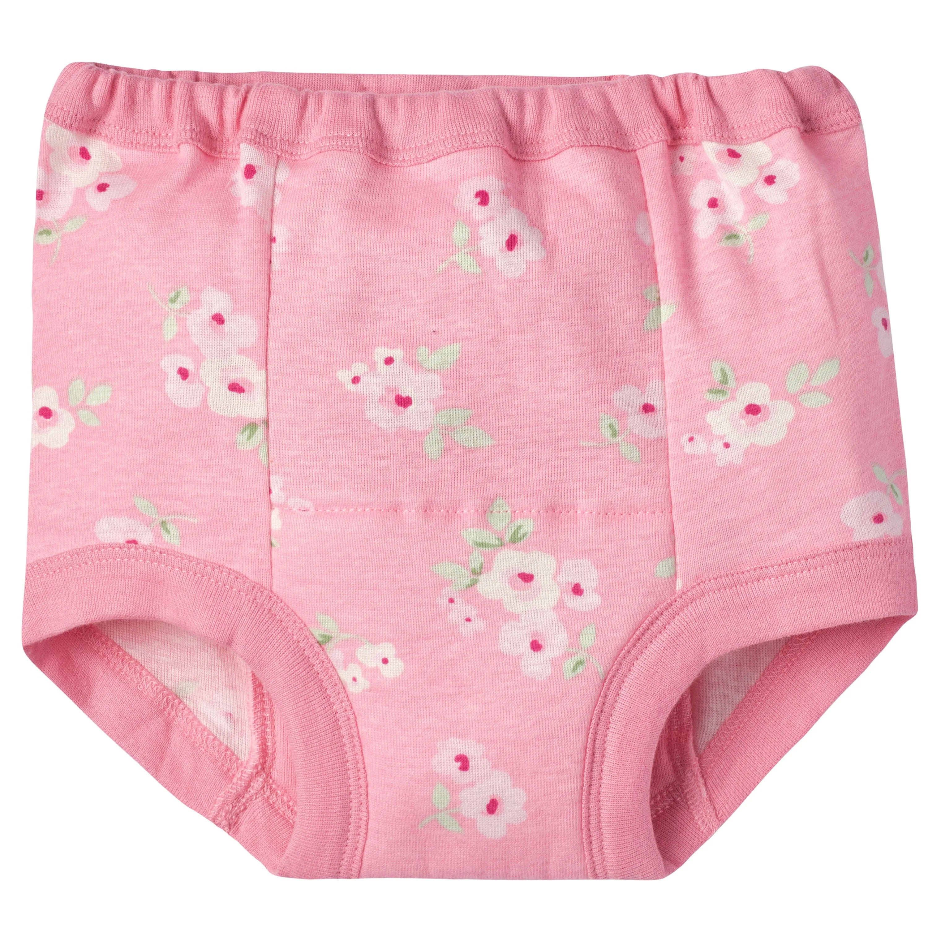 3-Pack Toddler Girls Floral Training Pants