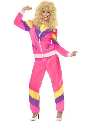 80s Height Of Fashion Shell Suit Ladies Costume