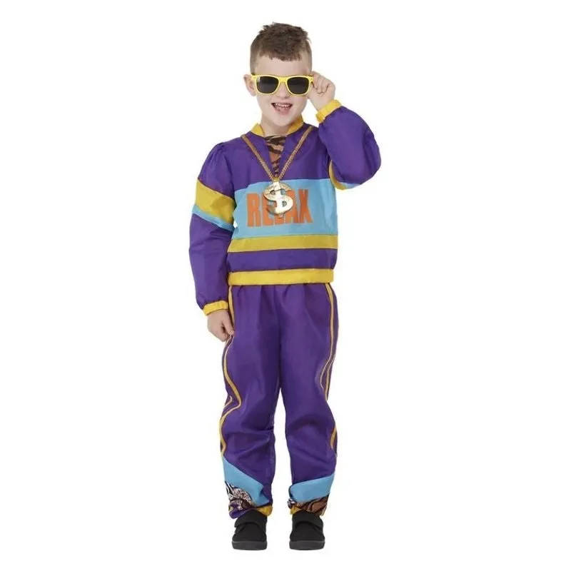 80s Relax Costume Purple