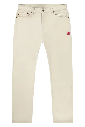 9-Dots Relaxed Jeans White Alyssum