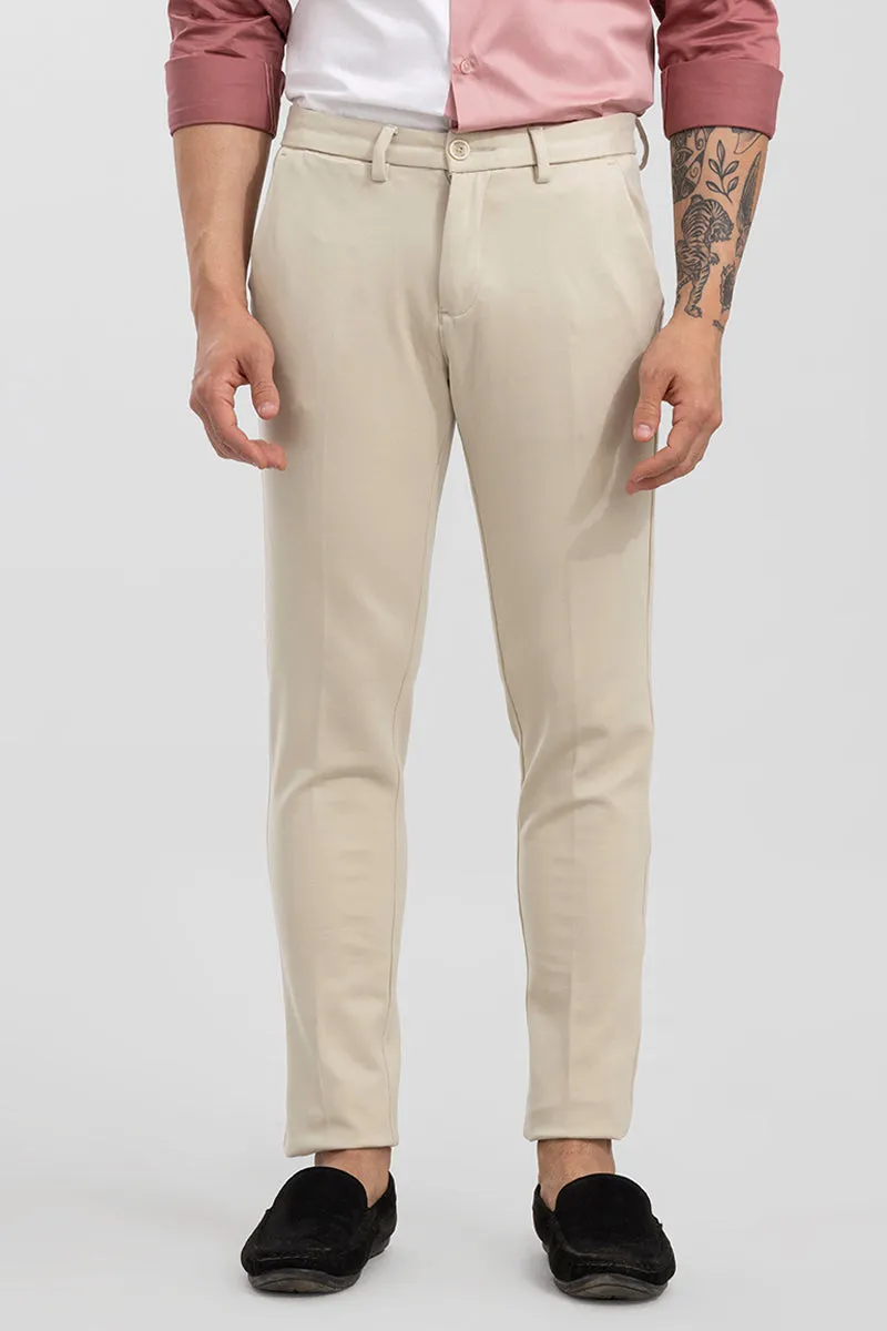 Active Cream Stretch Pants