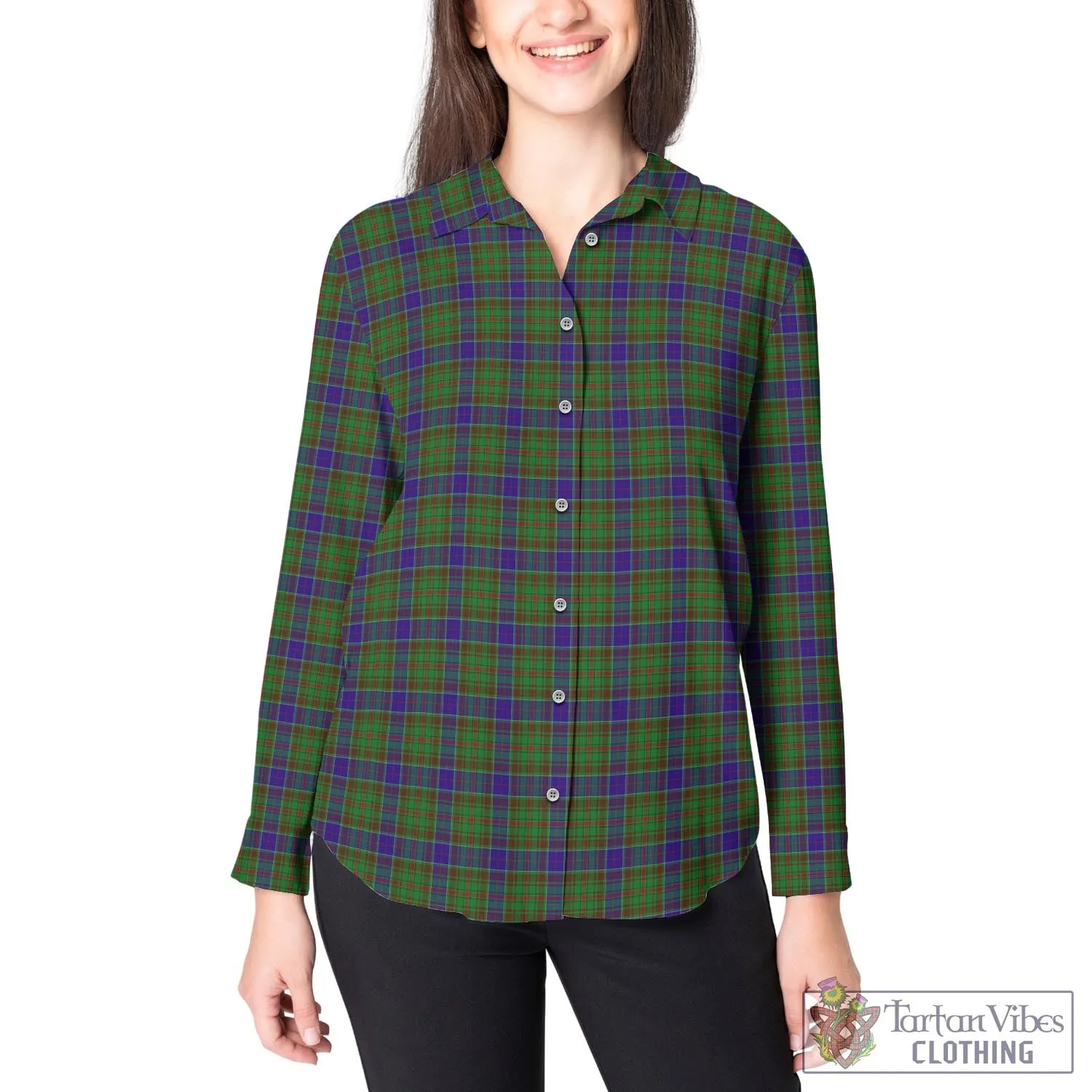 Adam Tartan Women's Casual Shirt