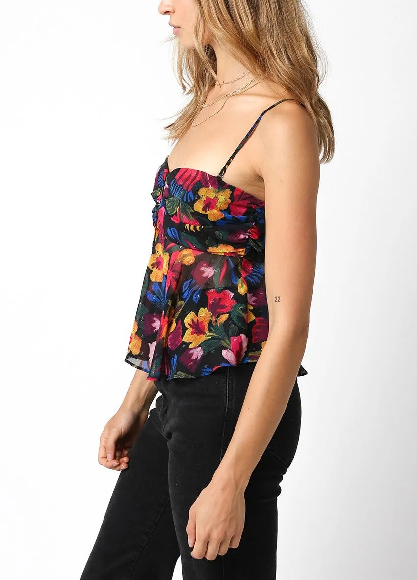 Addison Floral Print Woven Top