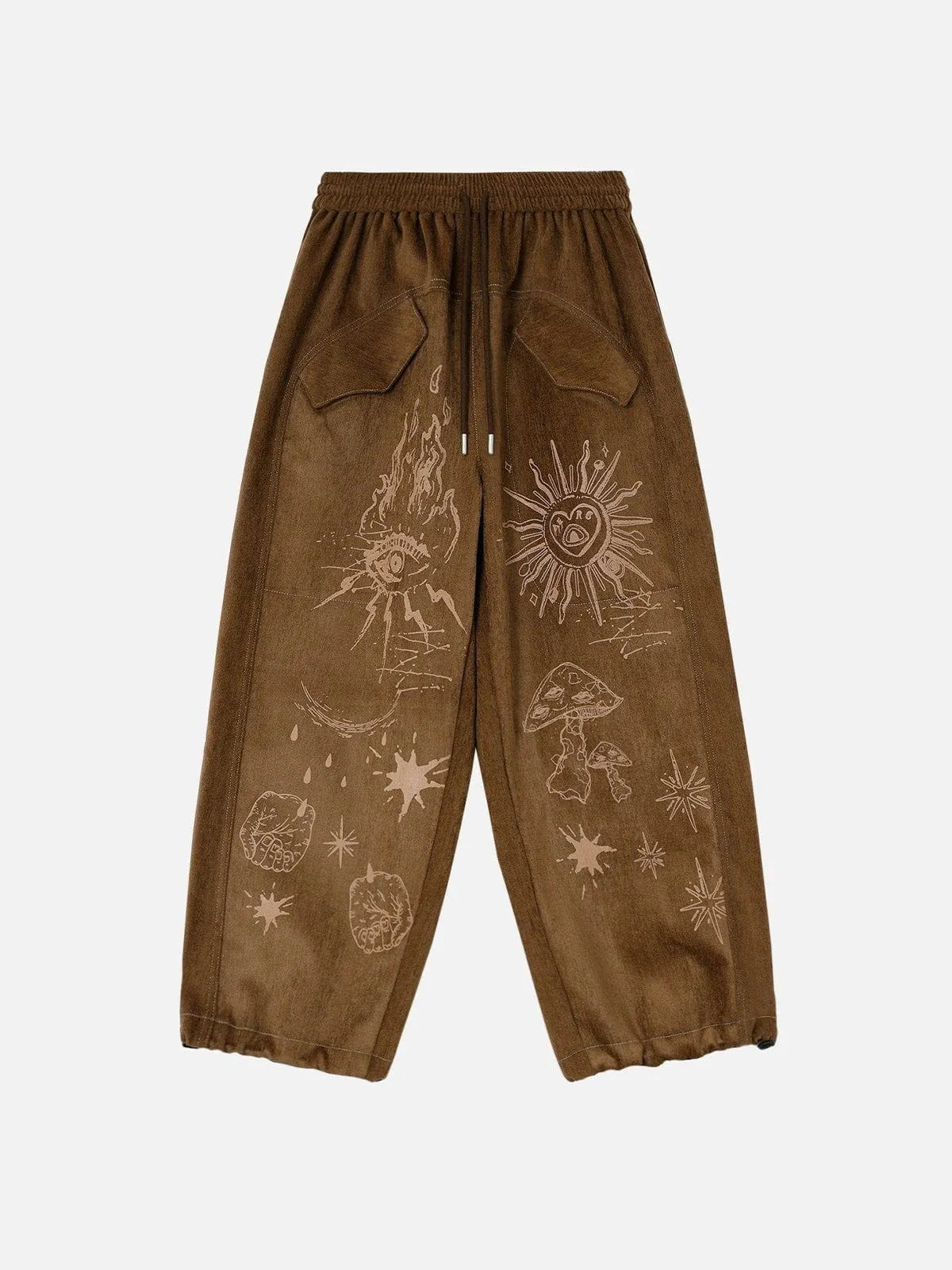 Aelfric Eden Sun Eye Print Pants