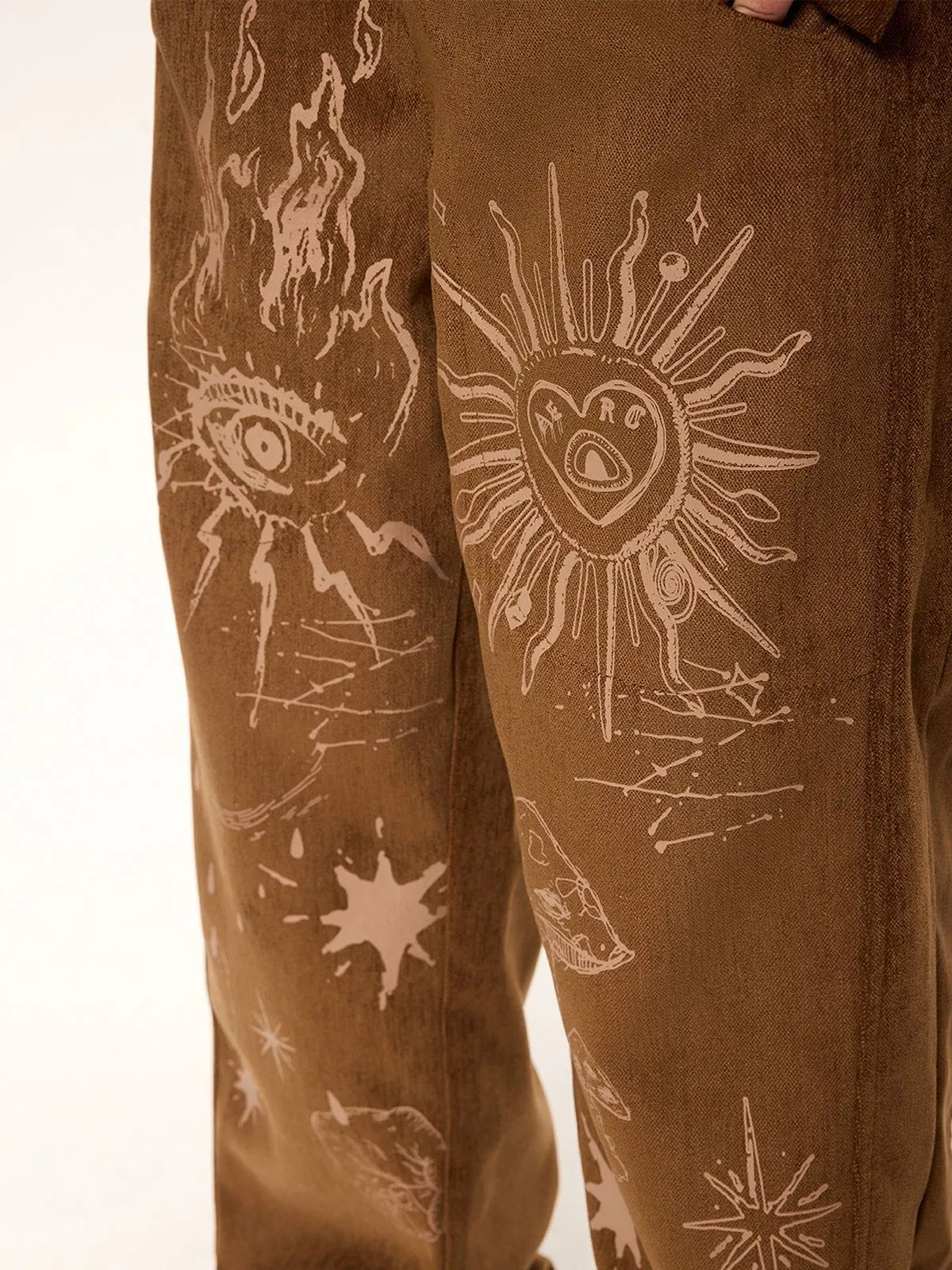 Aelfric Eden Sun Eye Print Pants