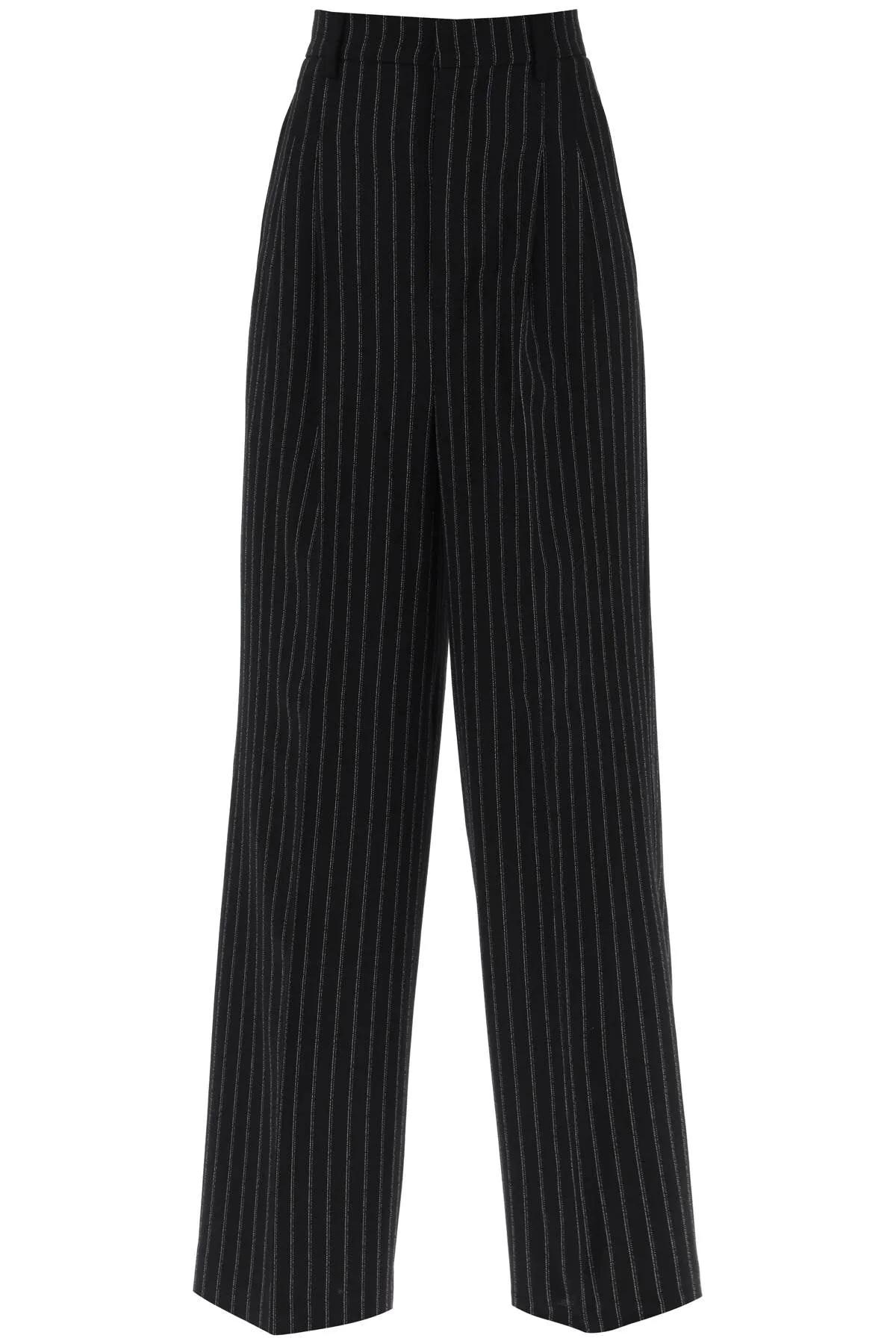 AMI ALEXANDRE MATIUSSI wide-legged pinstripe trousers with