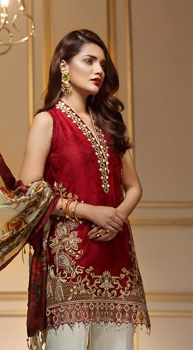 Anaya by Kiran Chaudhry Luxury Festive Collection 2018 – Rose Gold ALF-08