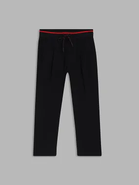 Antony Morato Boys Pleated Mid-Rise Trousers