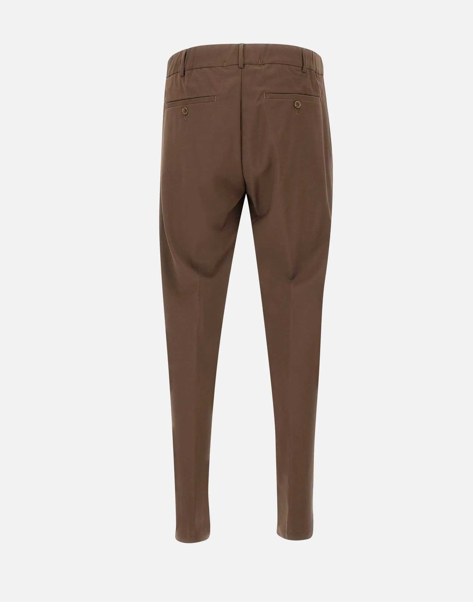 Apollo Wool Blend Trousers in Tobacco