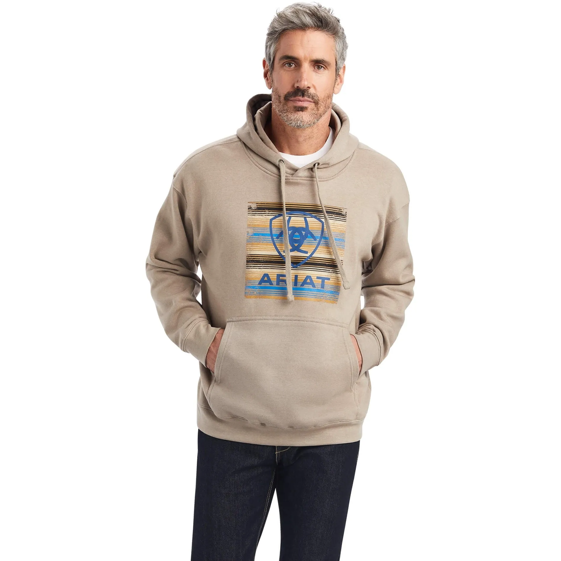 Ariat Men's Brindle Serape Block Sweatshirt