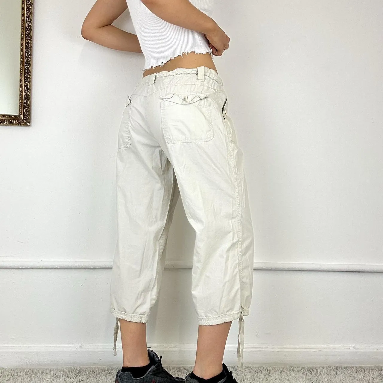 baggy 3/4 cargo trousers