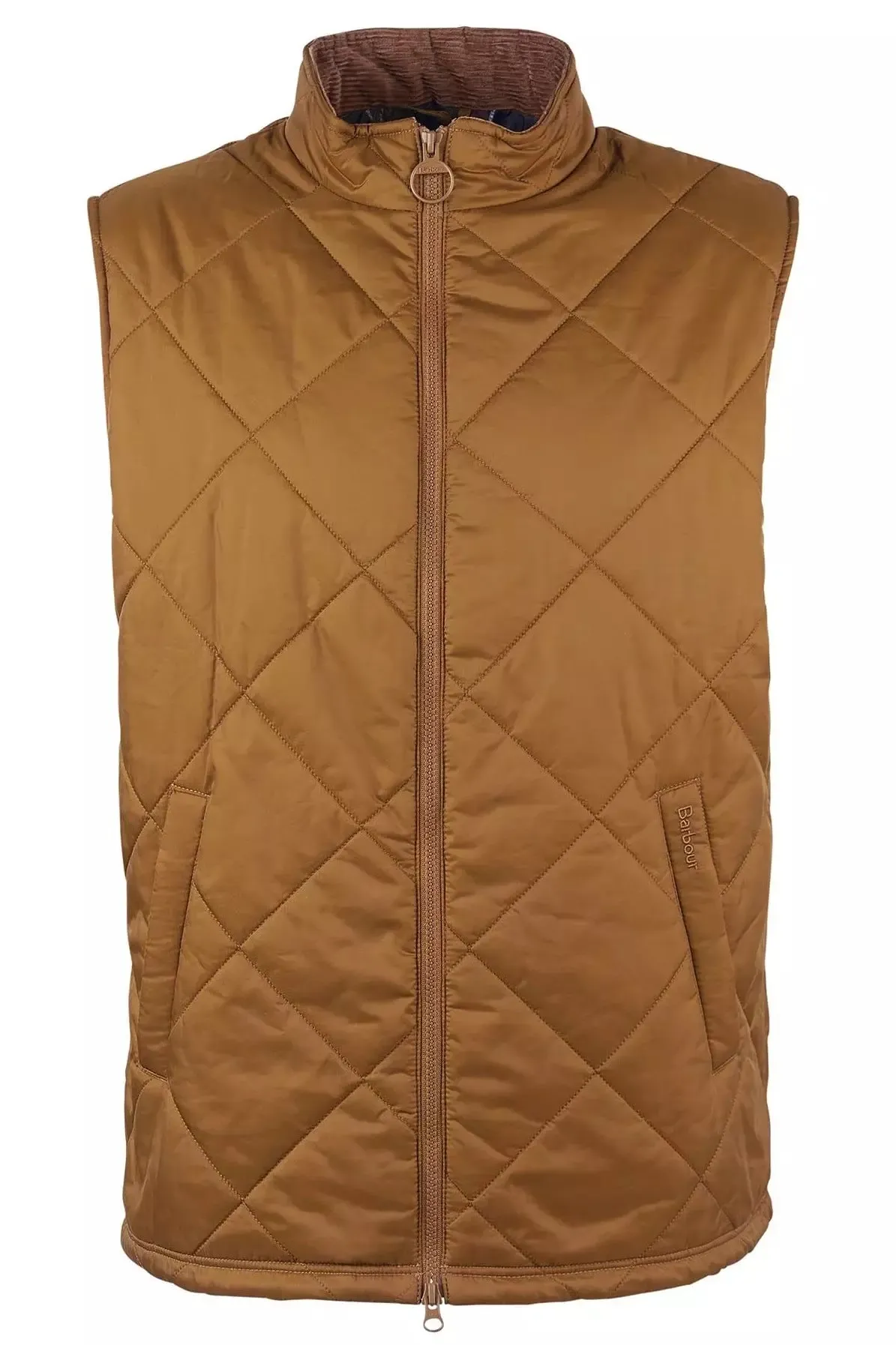 Barbour Gilet Finn mens in yellow washed ochre MGI0055SN73