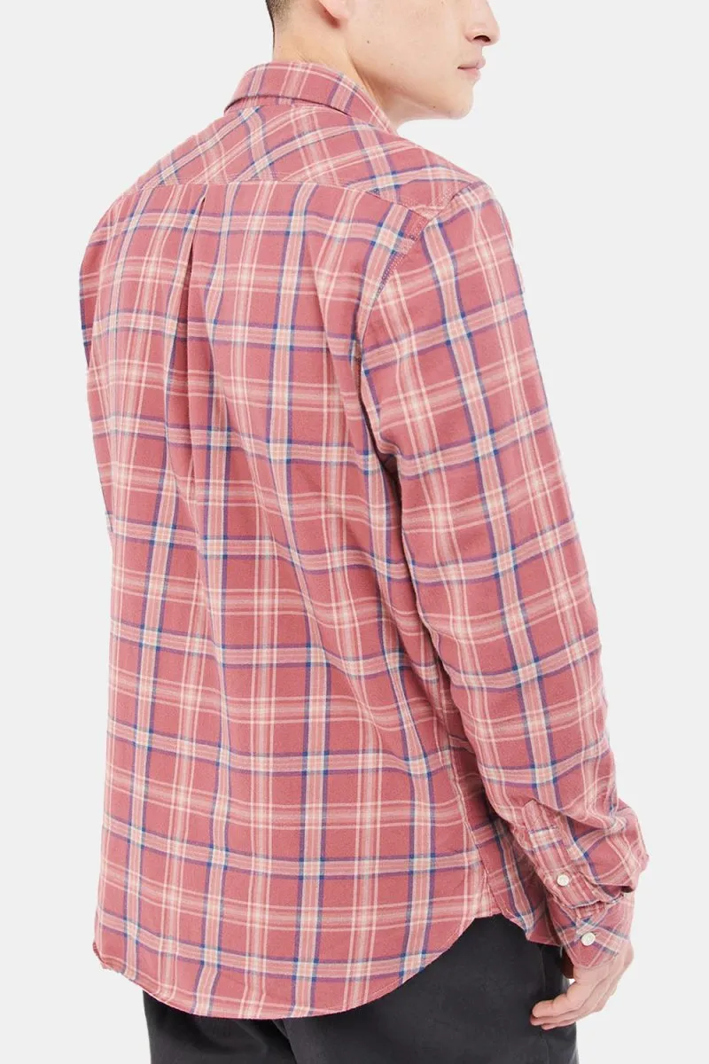 Barbour White Label Eddie Shirt (Pink Cinder)