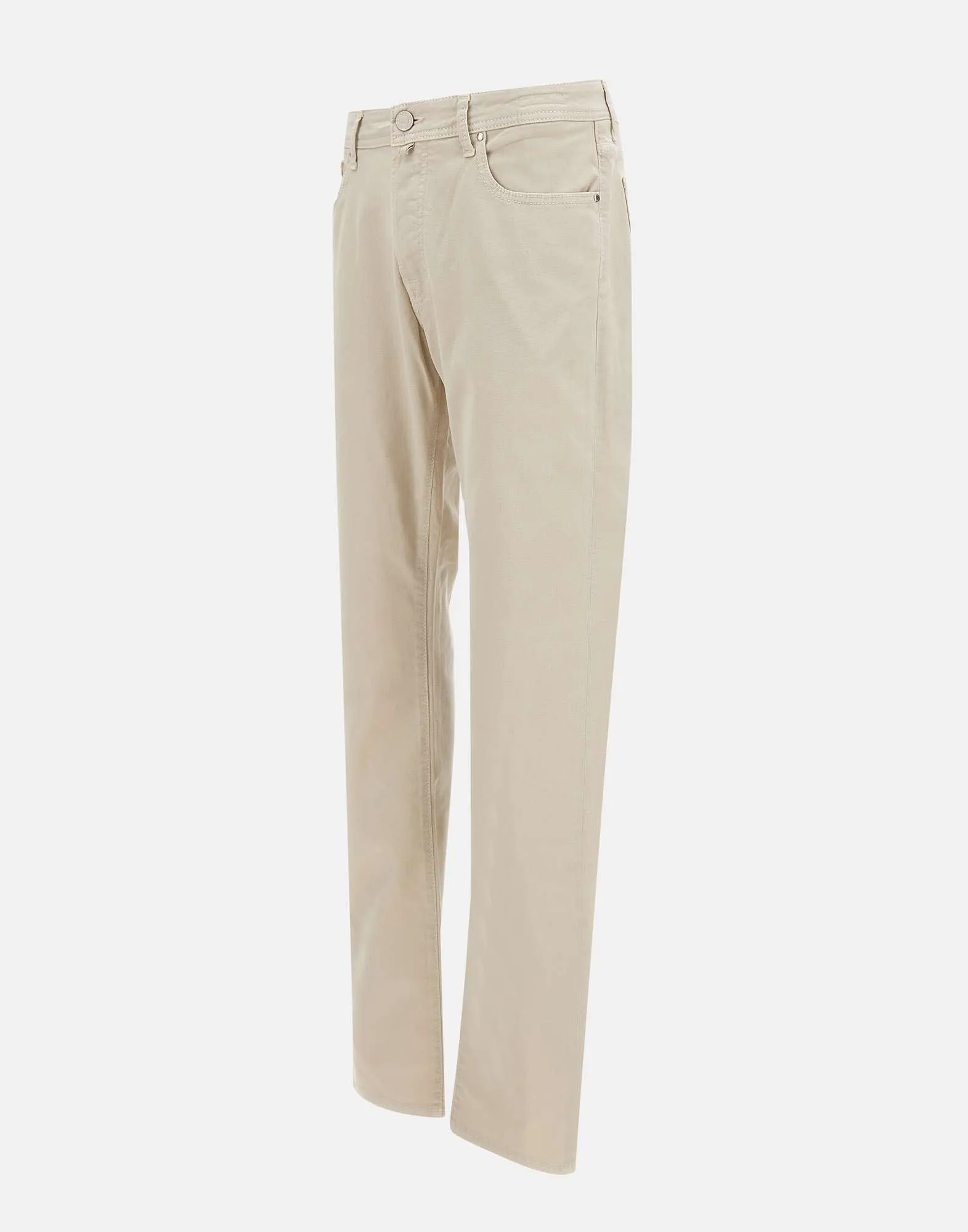 Bard Light Sand Slim Fit Trousers