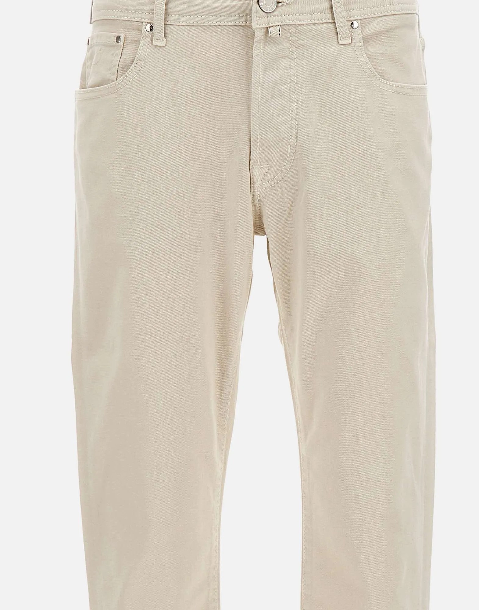 Bard Light Sand Slim Fit Trousers