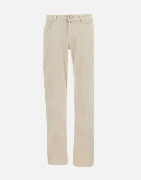 Bard Light Sand Slim Fit Trousers