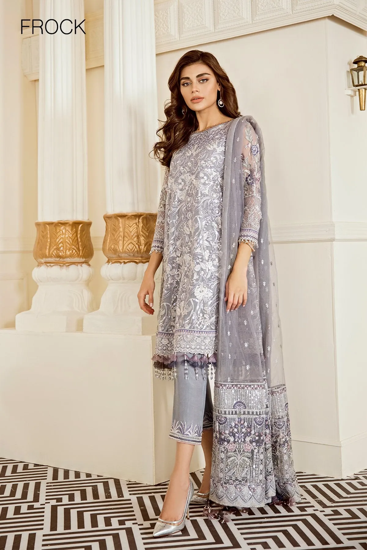 Baroque Chantelle Embroidered Chiffon Collection 2019 – Pearl River