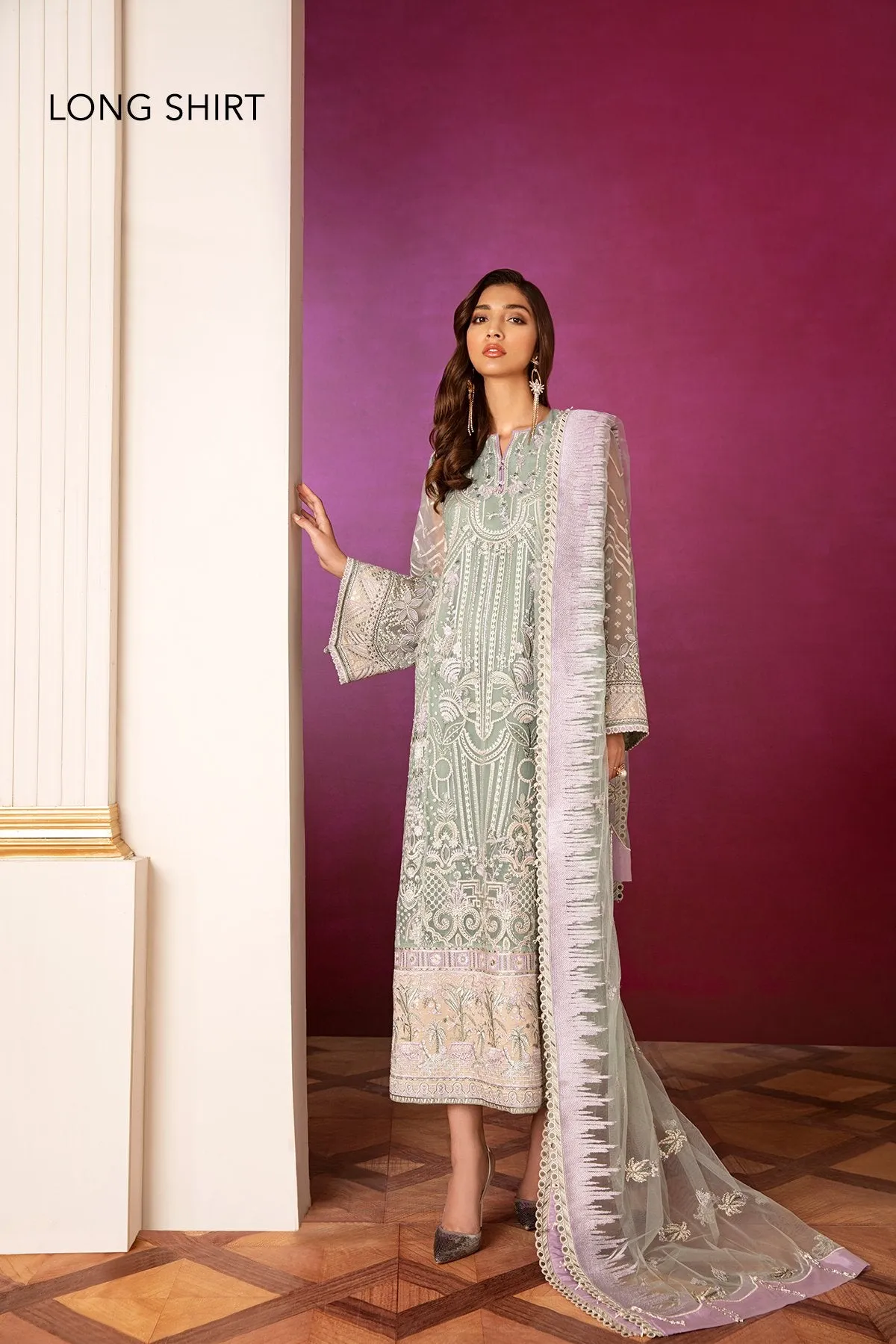 Baroque Chantelle Embroidered Chiffon Collection Vol-7 2020 – 05 - Waterfall