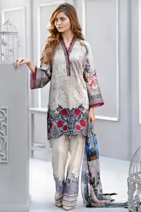 Baroque Eid Lawn Collection 2017 – Harvest Moon