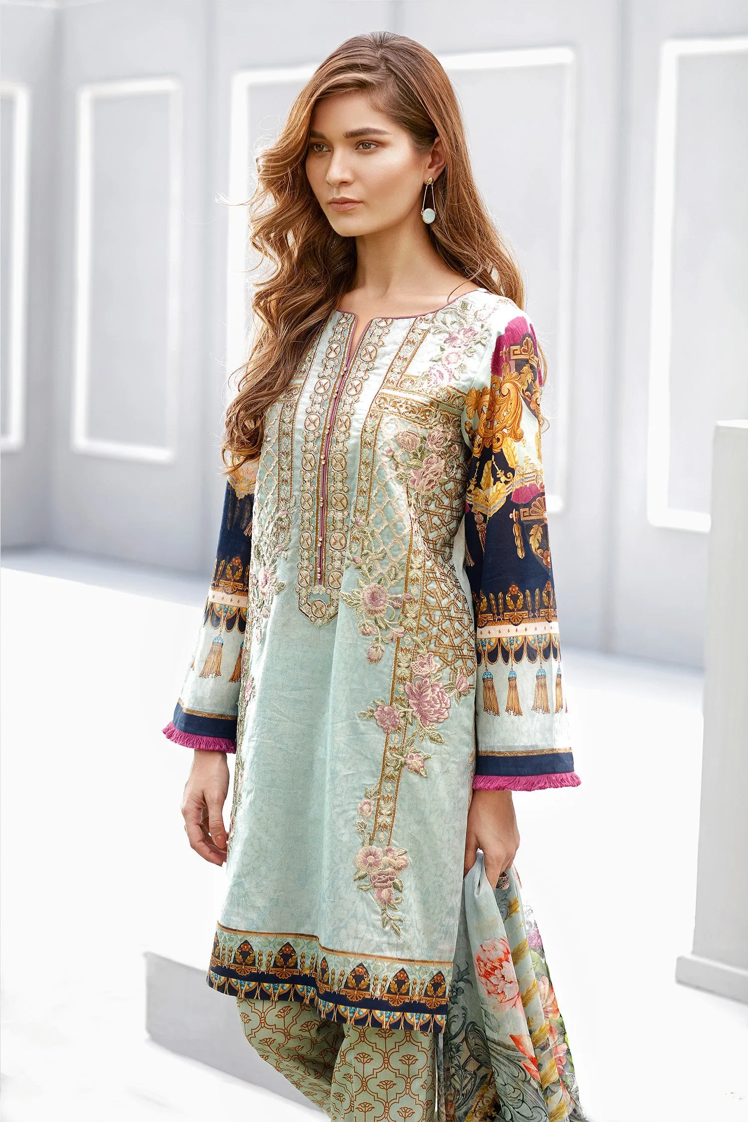 Baroque Eid Lawn Collection 2017 – Martini Marina