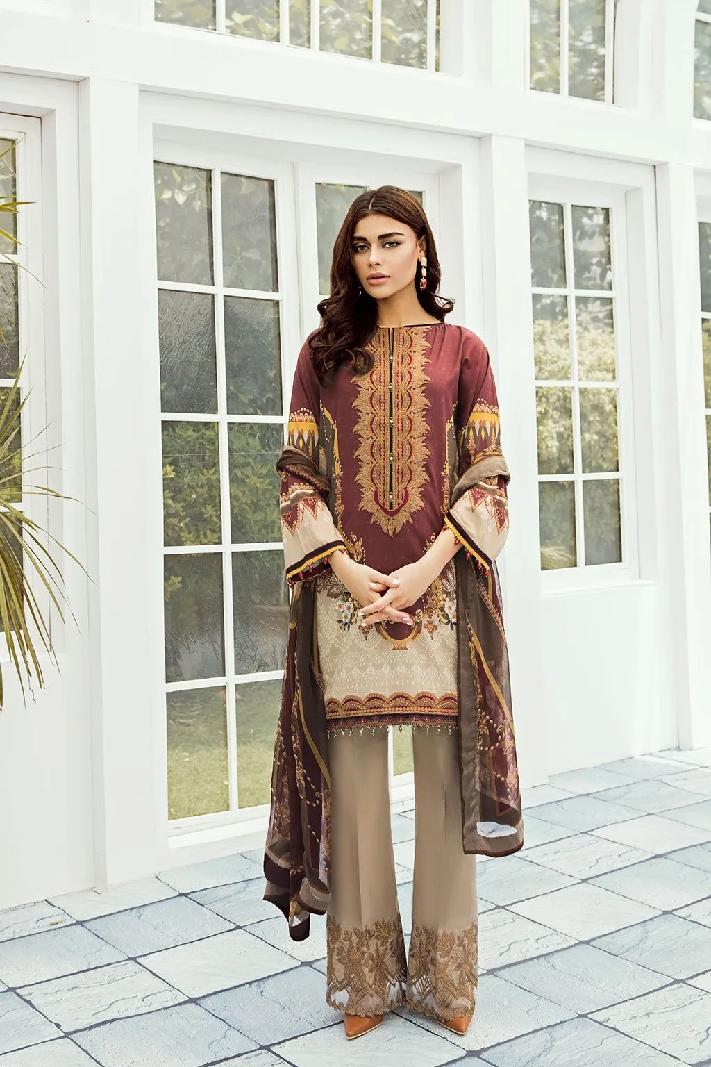 Baroque Fuchsia Lawn Collection Vol-2 2019 – Amaryllis