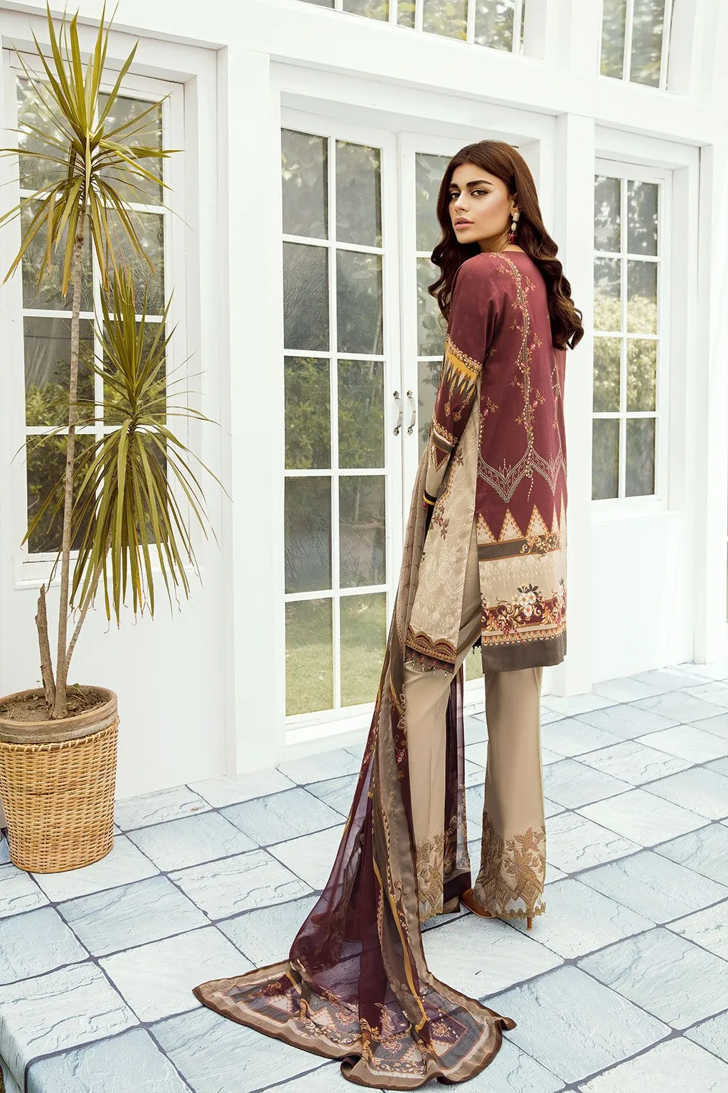 Baroque Fuchsia Lawn Collection Vol-2 2019 – Amaryllis