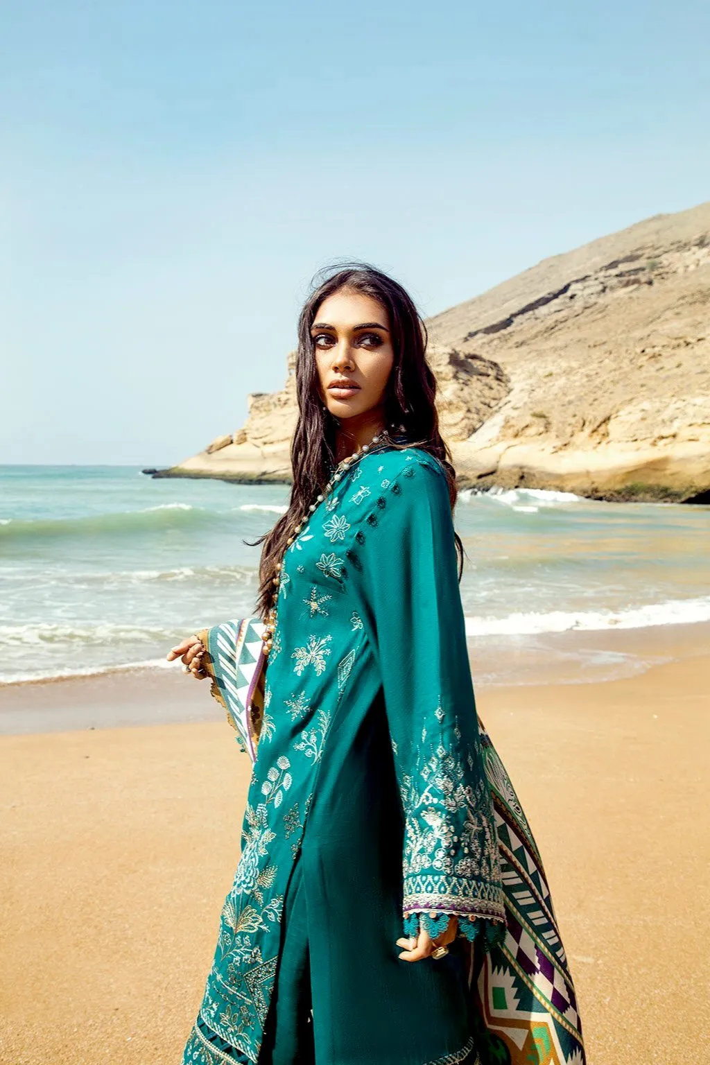 Baroque Khaddar Winter Collection – TURQUOISE