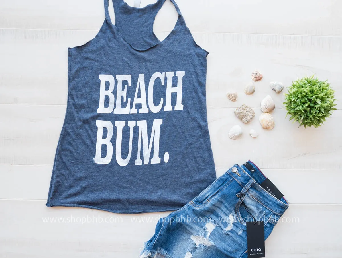 Beach Bum Tank Top Navy**