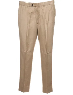 Beige Brooks Brothers Trousers - W34 L34