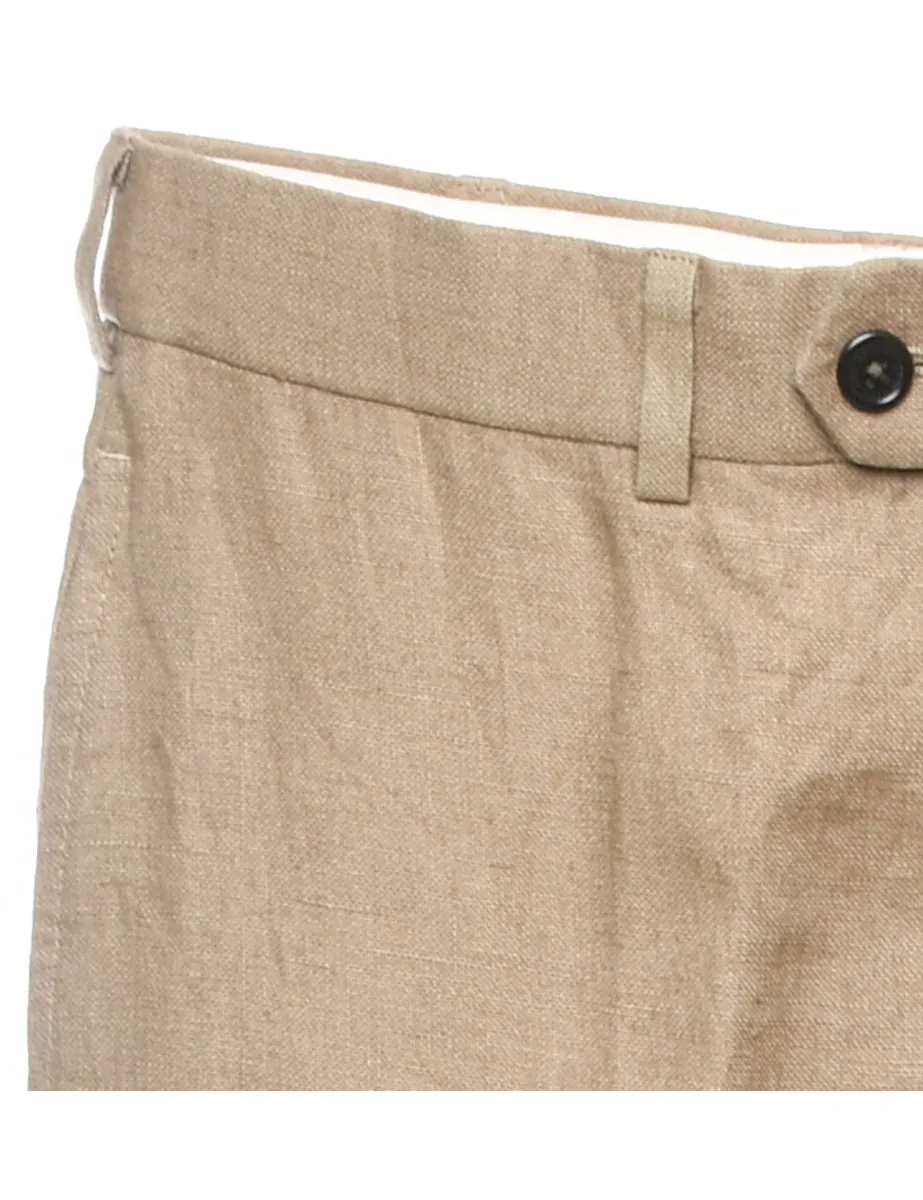 Beige Brooks Brothers Trousers - W34 L34