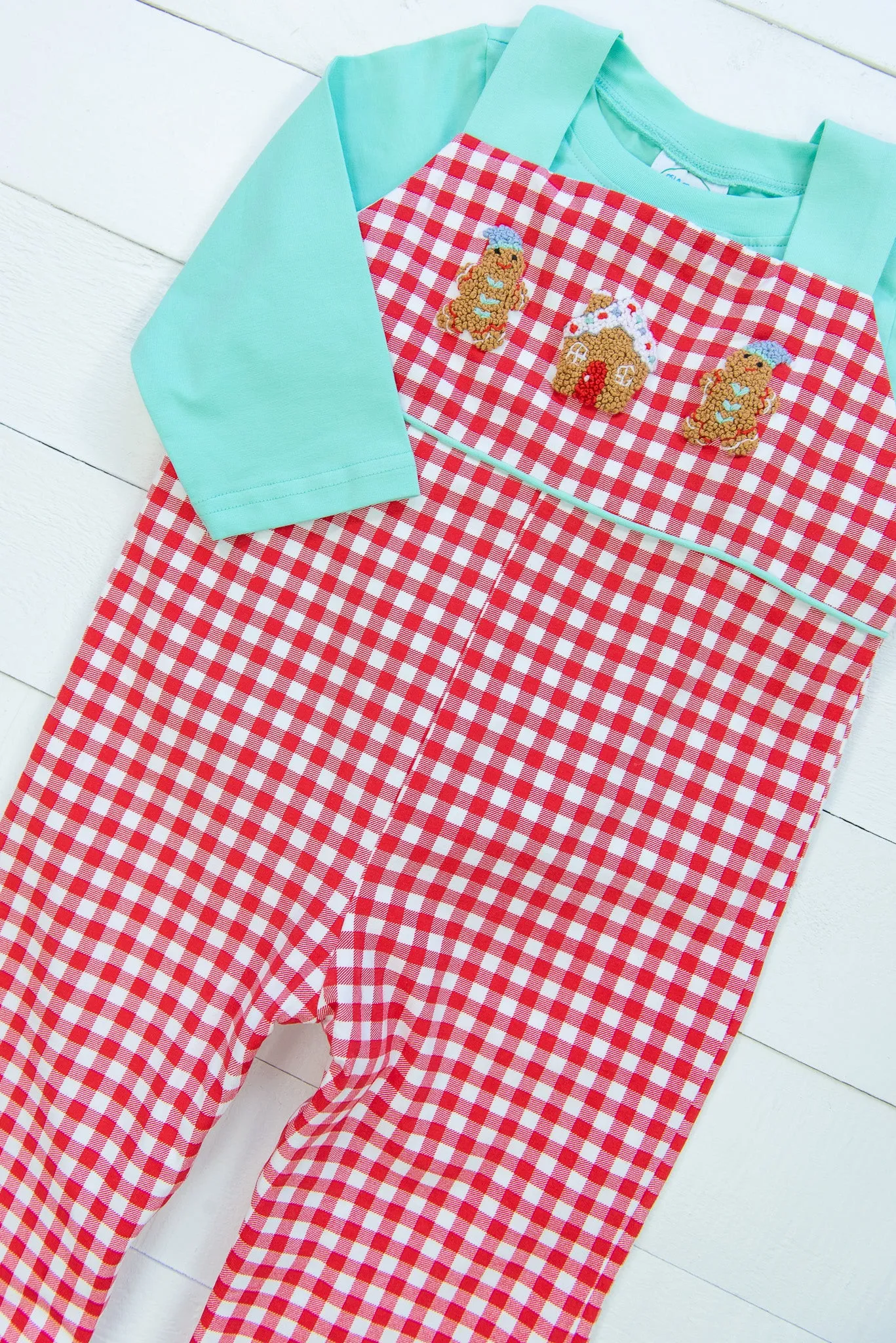 Boys Gingerbread Lane Overall Set