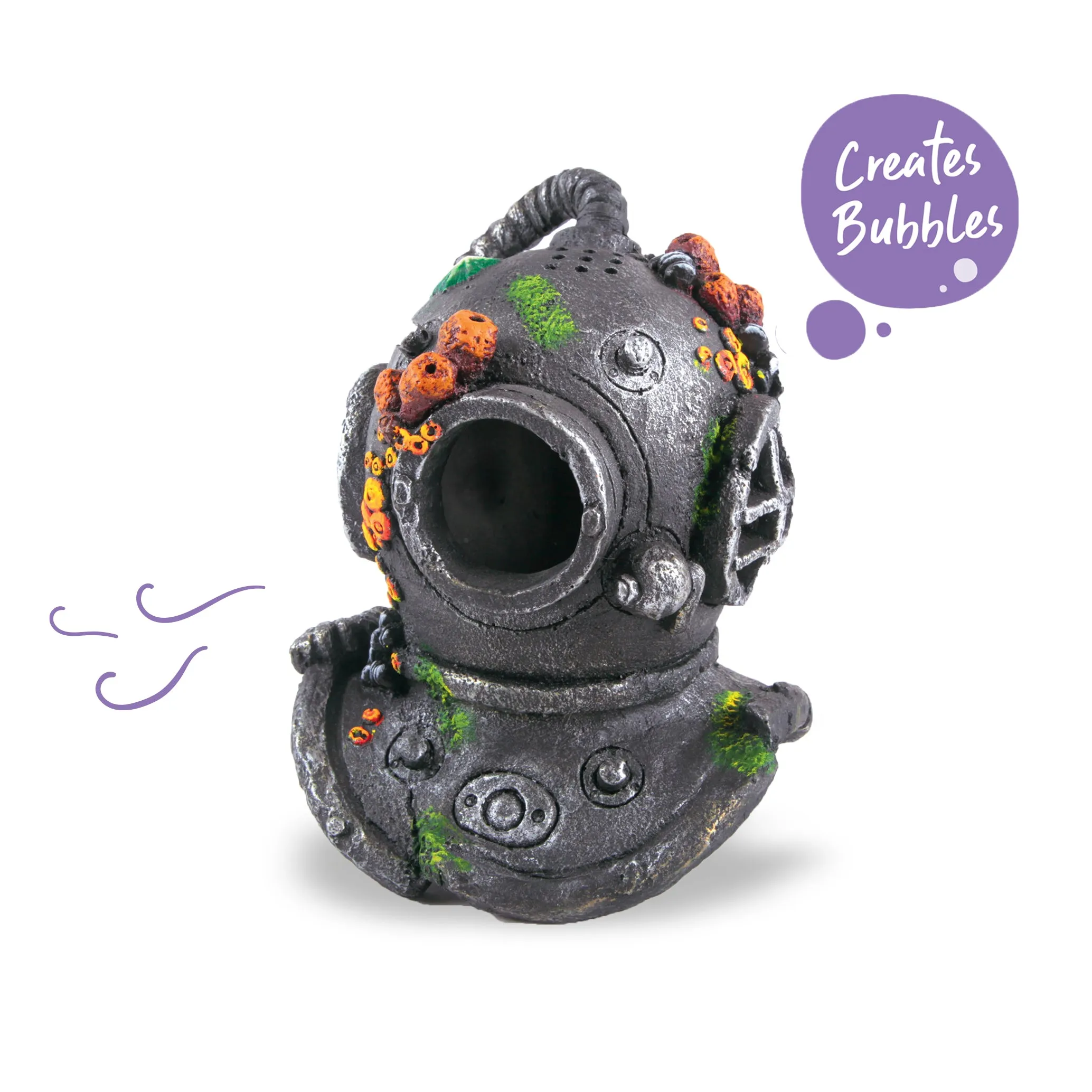 Bubbling Divers Helmet Fish Tank Ornament