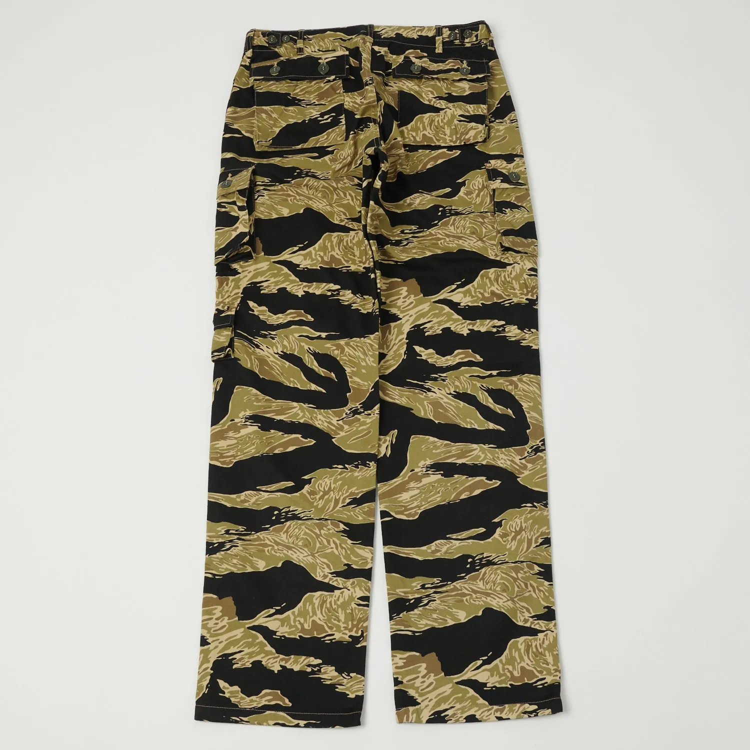 Buzz Rickson's BR41903 Gold Tiger Stripe Trouser - Black