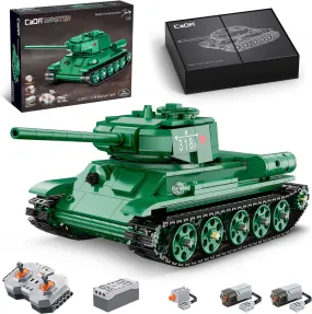 CaDA Remote Control Brick Model T-34 Tank