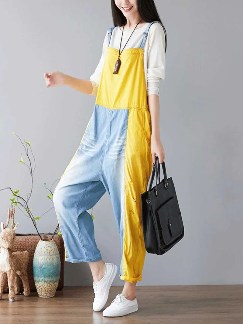 Call Me Crazy Denim Overall Dungarees