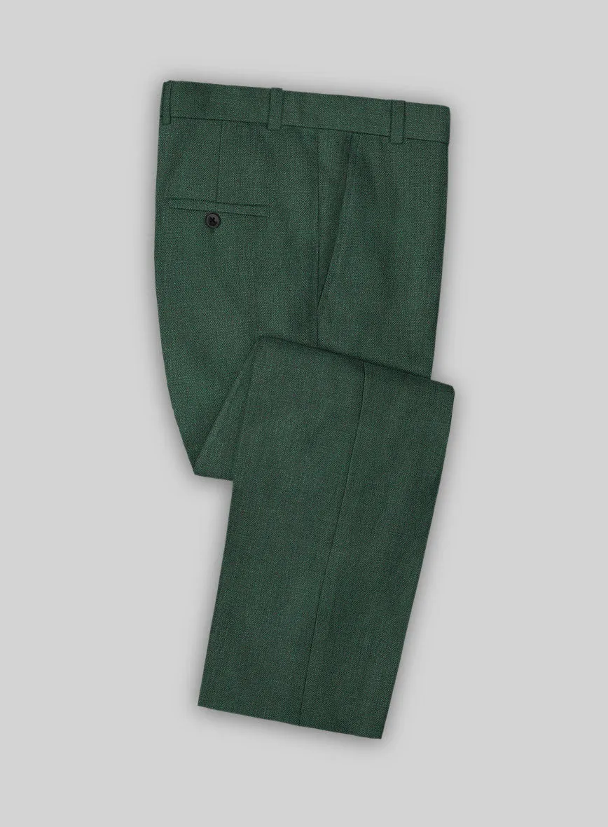 Campari Green Mile Linen Suit