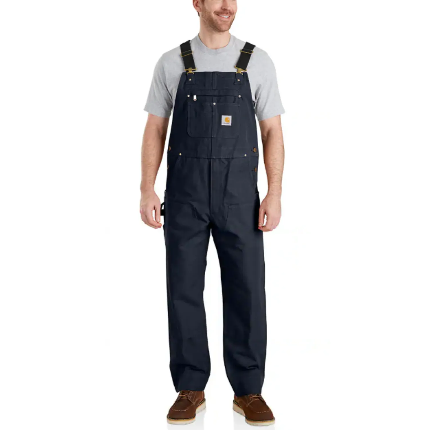 Carhartt Men's Duck Double-Front Bib Overall