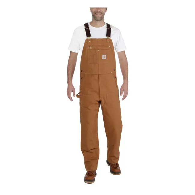 Carhartt Relaxed Fit Duck Bib Overall Carhartt Brown