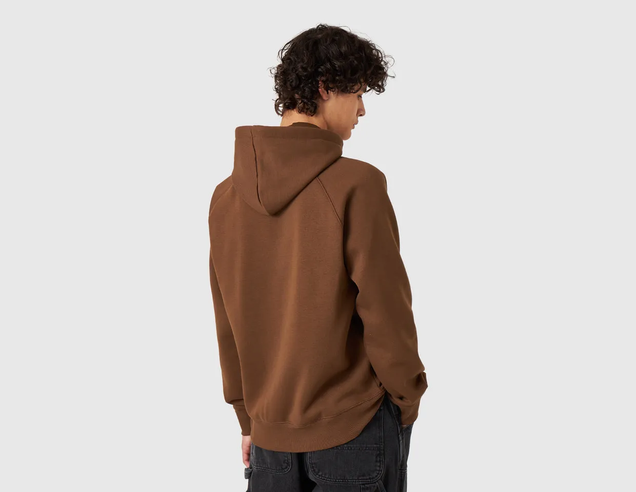 Carhartt WIP Chase Pullover Hoodie / Chocolate