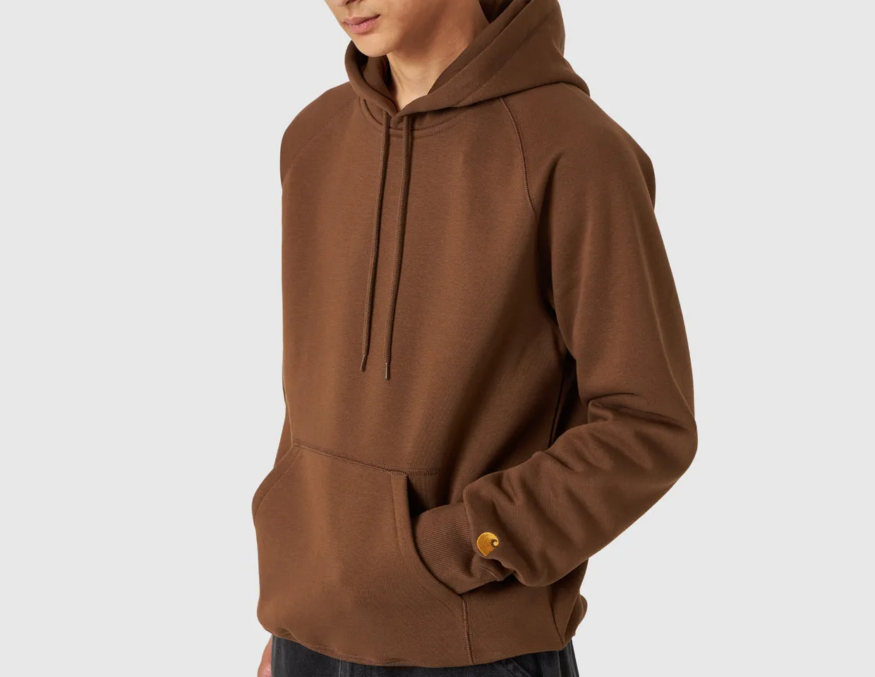 Carhartt WIP Chase Pullover Hoodie / Chocolate