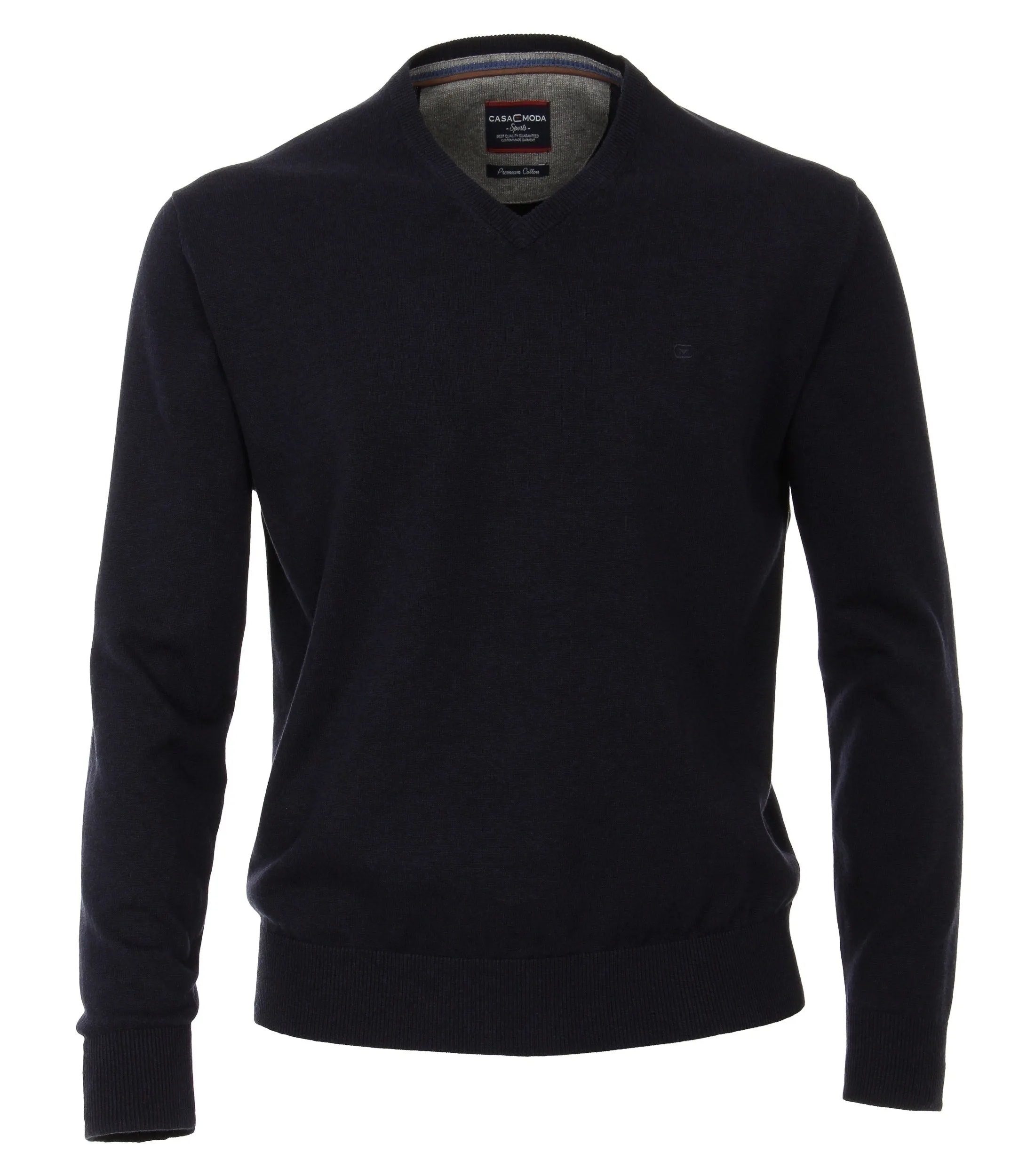 CasaModa Pullover V-Ausschnitt uni