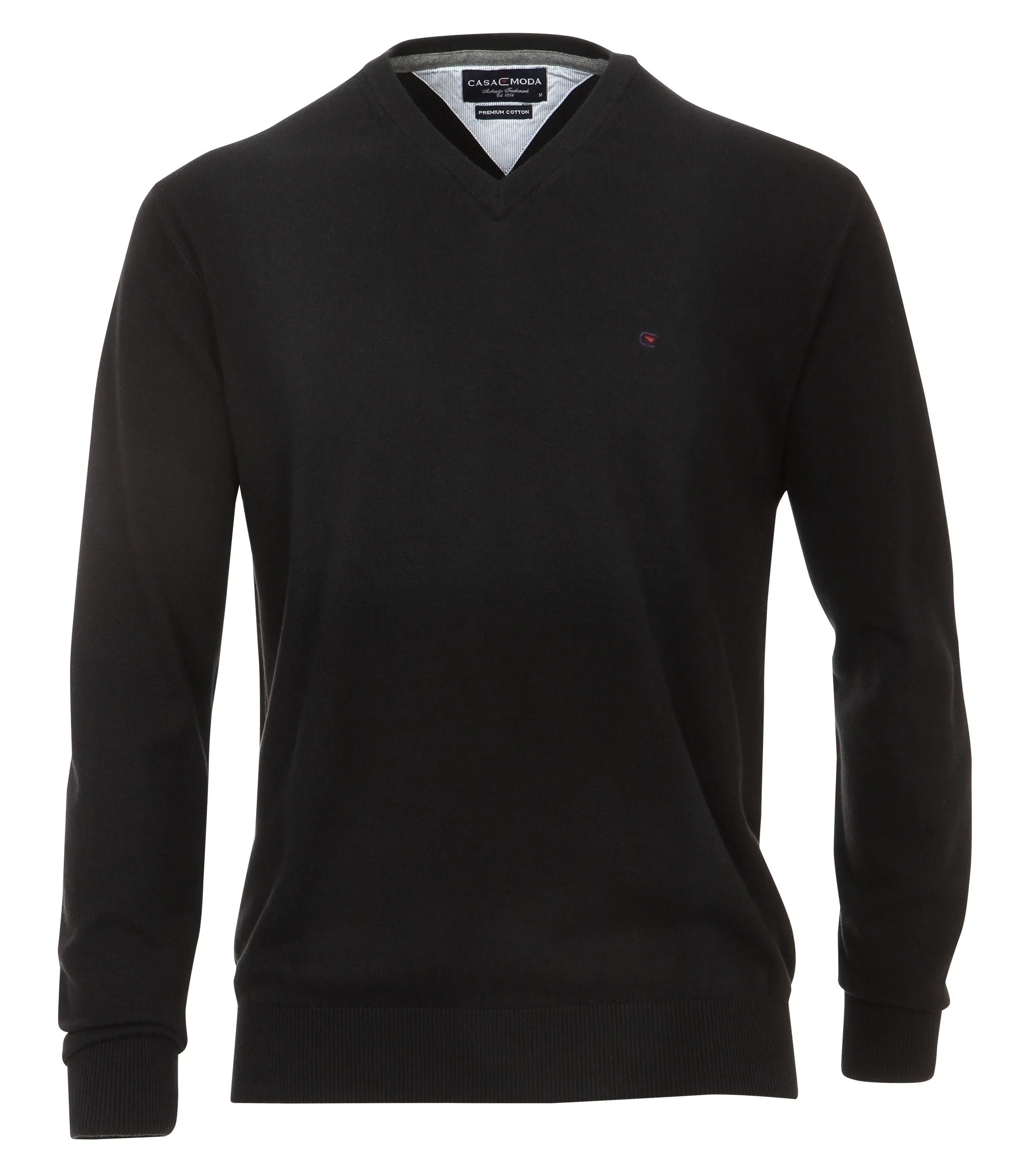 CasaModa Pullover V-Ausschnitt uni