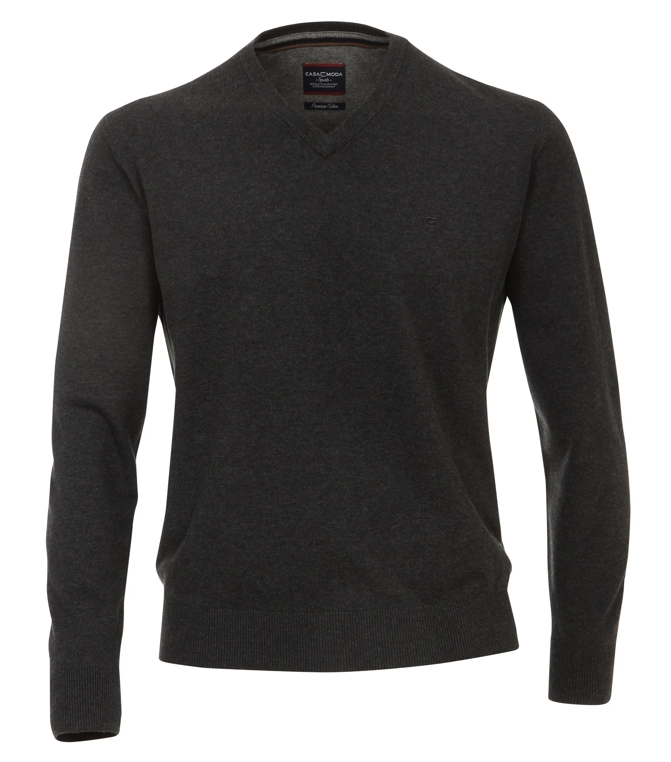 CasaModa Pullover V-Ausschnitt uni