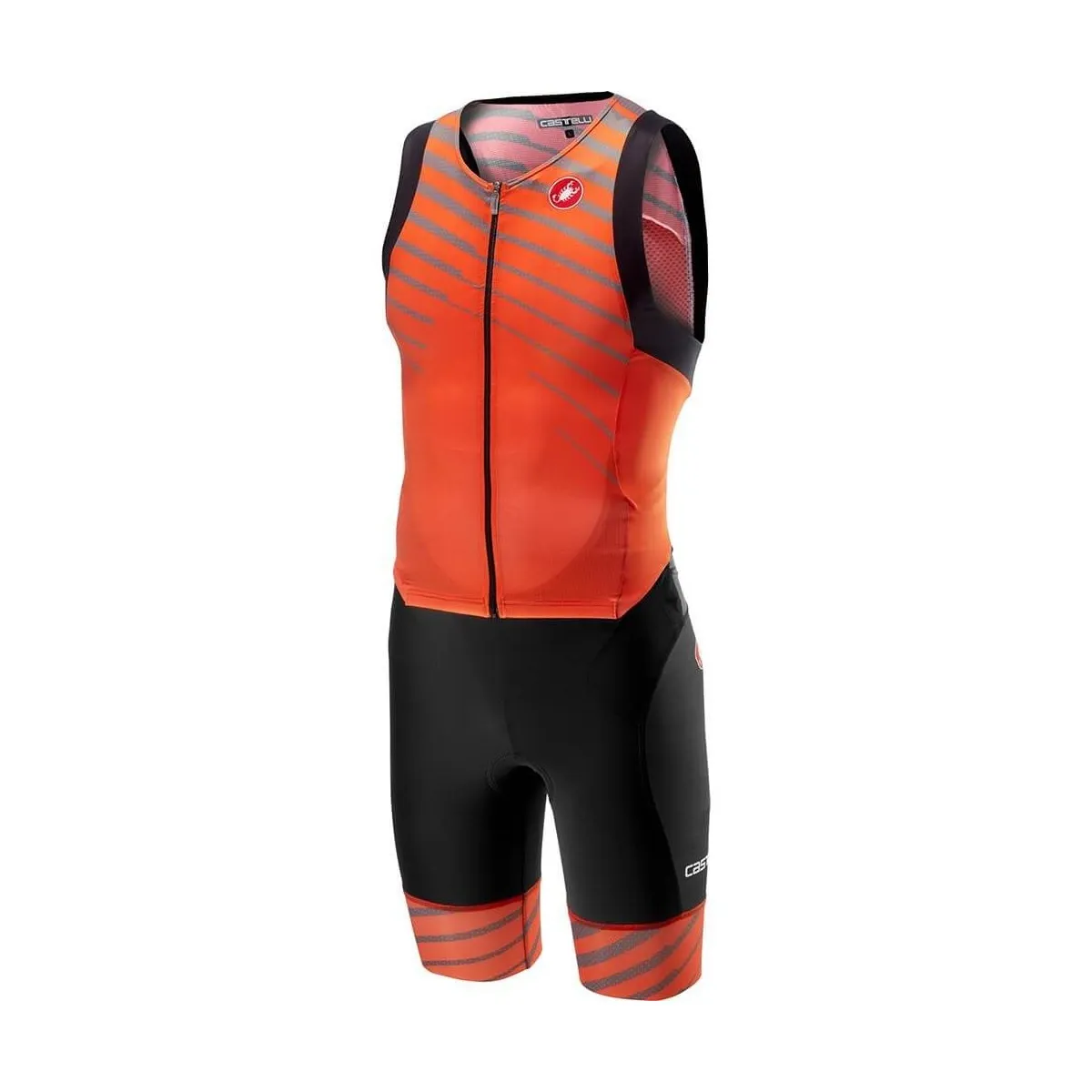 Castelli Free Tri Orange Trisuit