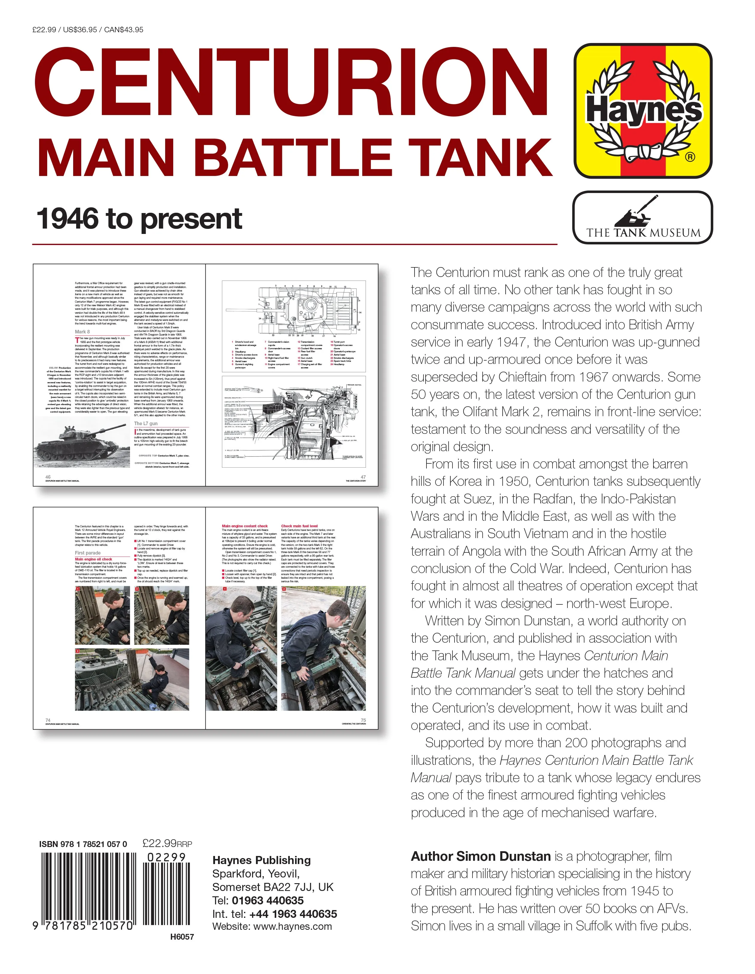 Centurion Main Battle Tank Owners' Workshop Manual