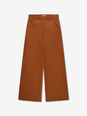 Chloé Girls Corduroy Trousers in Brown