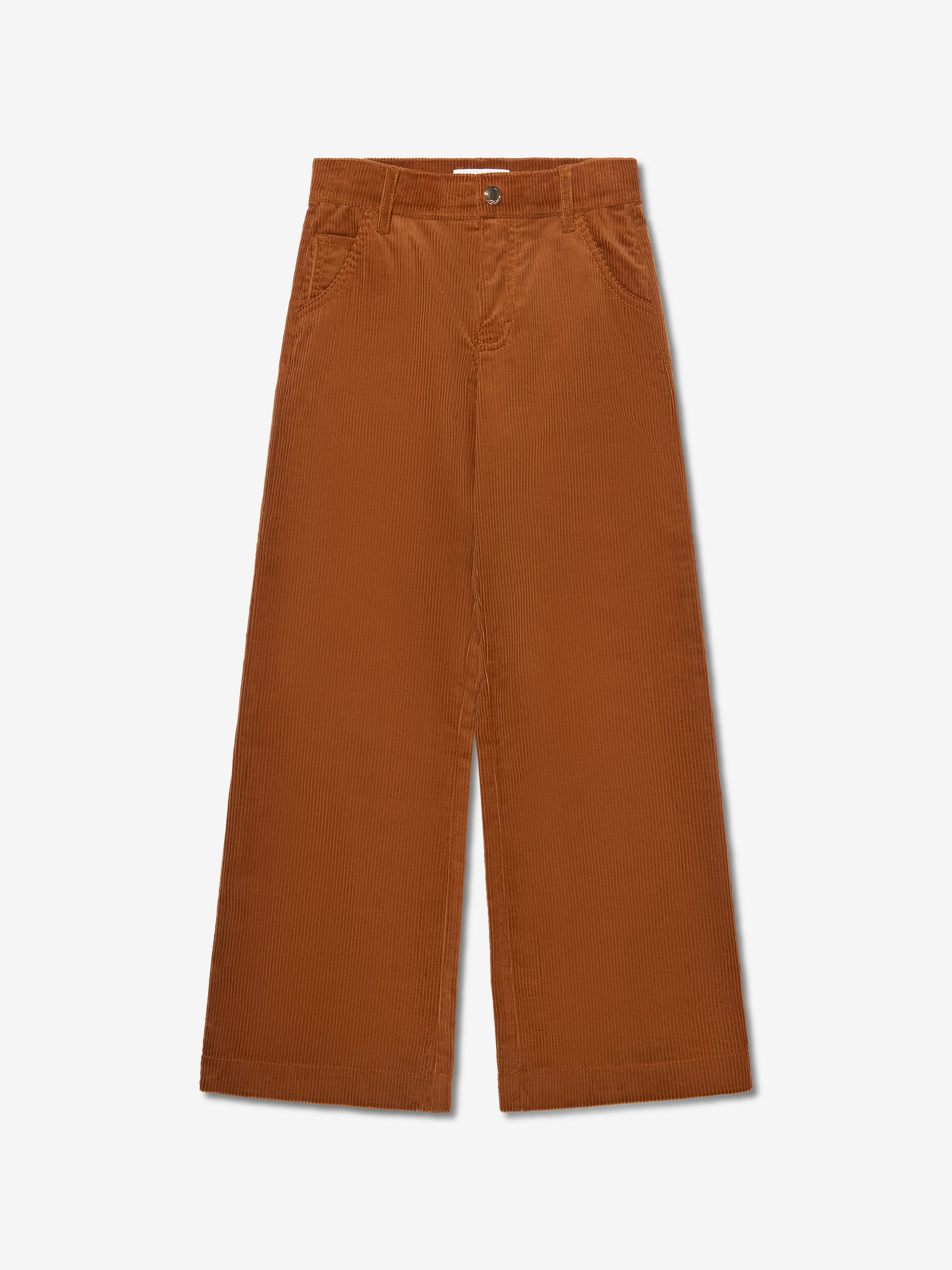 Chloé Girls Corduroy Trousers in Brown